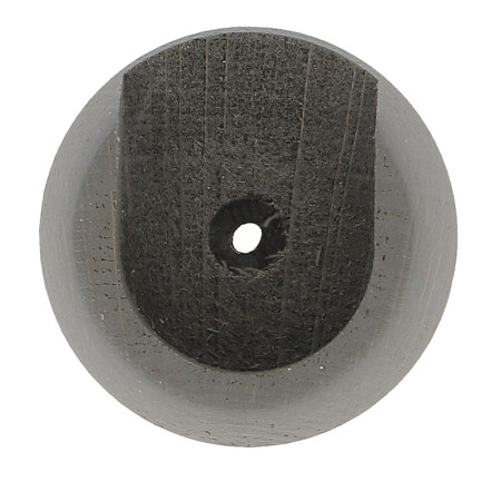 Naissances Barre Rideau Bois Ø28 Gris - INVENTIV (Lot de 2)