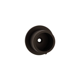 1 Support Entre-Murs Bague Serrage - Noir Satiné - Diamètre 28