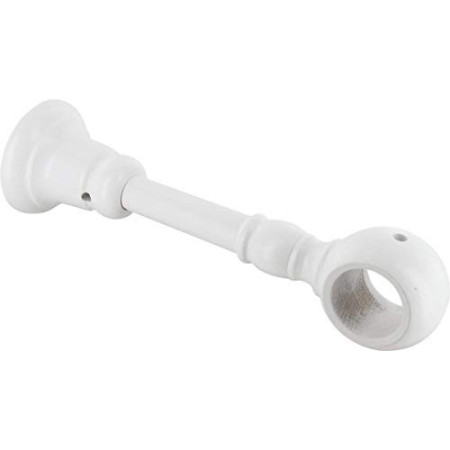 1 Support à ?il réglable 9-18CM - Metal - Blanc