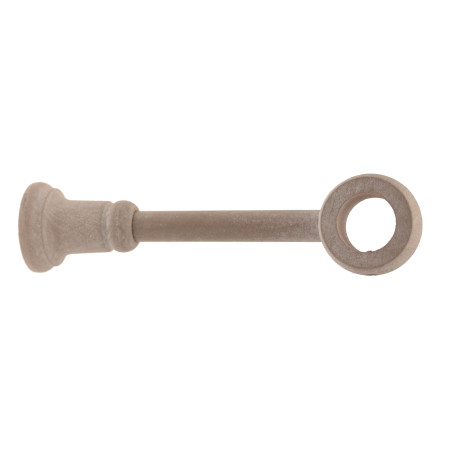 1 Support A Oeil Réglable - Caramel Cérusé - 189CM - Diamètre 28