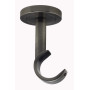 1 Support Plafond - Argent Vieilli - 6,5CM - Diamètre 28