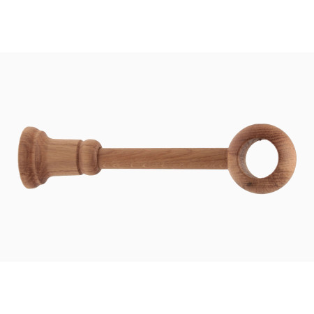 1 Support Long Réglable Trad. - Chêne Naturel - 9 - 18CM - Diamètre 28