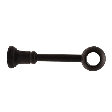 1 Support Long Réglable Trad. - Chêne Wengé - 9-18CM - Diamètre 28