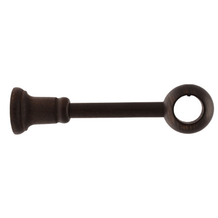 1 Support A Oeil Réglable - Décor Wengé - 9-18CM - Diamètre 28