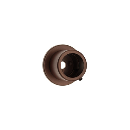 2 Supports Entre-Murs avec Bague de Serrage - Nickel Brun - Diamètre 20