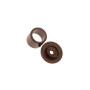 2 Supports Entre-Murs avec Bague de Serrage - Nickel Brun - Diamètre 20