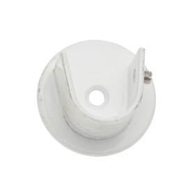 1 Support Entre-Murs - Blanc Patiné Or - Diamètre 20