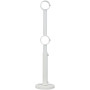 1 Support Mur à ?il Double Réglable - Blanc Mat - 11/20CM  // 15/24CM - Diamètre 20