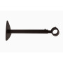 1 Support Mur Réglable - Rouille Sablé - 17-30CM - Diamètre 20