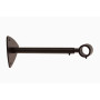 1 Support Mur Réglable - Rouille Sablé - 17-30CM - Diamètre 20
