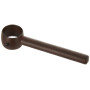 1 Support Mur Réglable - Rouille Sablé - 9-14CM - Diamètre 20