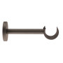 1 Support Mur Moyen Ouvert - Graphite - 12CM - Diamètre 28