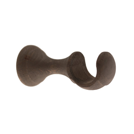 1 Support Moyen Ouvert - Gris Vieilli - 8CM - Diamètre 28
