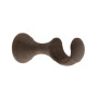 1 Support Moyen Ouvert - Gris Vieilli - 8CM - Diamètre 28
