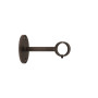 1 Support Mur/Plafond à ?il - Etain Vieilli - 7CM - Diamètre 20