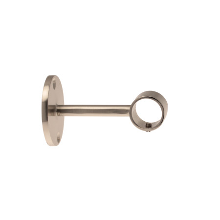 1 Support Mur/Plafond à ?il - Chrome Mat - 7CM - Diamètre 20