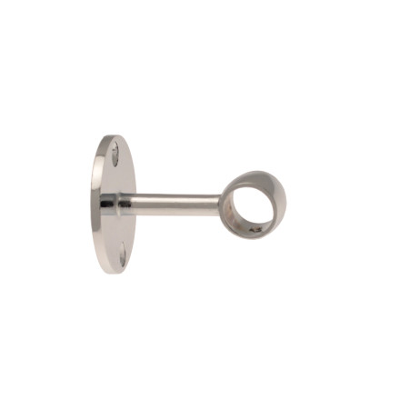 2 support plafond ou Tête de Lit  - Chrome Brillant - 5CM - Diamètre 16
