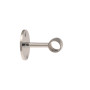 2 support plafond ou Tête de Lit  - Chrome Brillant - 5CM - Diamètre 16