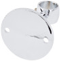 2 support plafond ou Tête de Lit  - Chrome Brillant - 5CM - Diamètre 16
