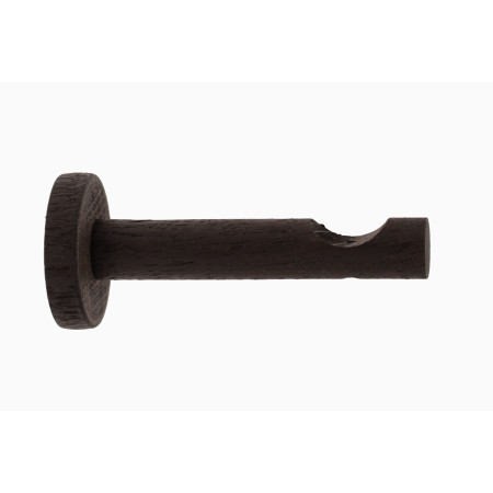 1 Support Tige - Chêne Wengé - 9,5CM - Diamètre 28
