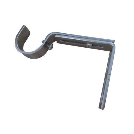 Supports Mur Barre Rideaux Ø28mm Chromé Brossé - INVENTIV