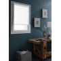 Store enrouleur occultant blanc 45x250cm sans perçage - Intimité & Design Moderne