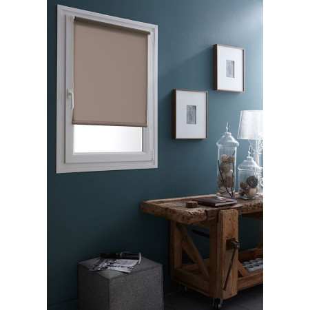 Store Enrouleur Tamisant Taupe 40x160cm - INVENTIV