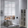 Store Enrouleur Voile Blanc 45x250cm - INVENTIV
