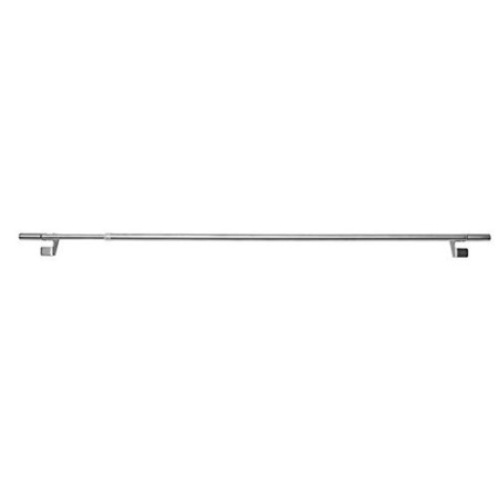 1 Tringle Extensible Embout Cylindre - Inox - 50-80CM - Diamètre 10