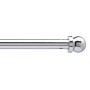 1 Tringle Ronde  - Chrome - 50-80CM - Diamètre 7