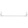 1 Tringle Extensible Embout Basique - Blanc - 80-110CM - Diamètre 7