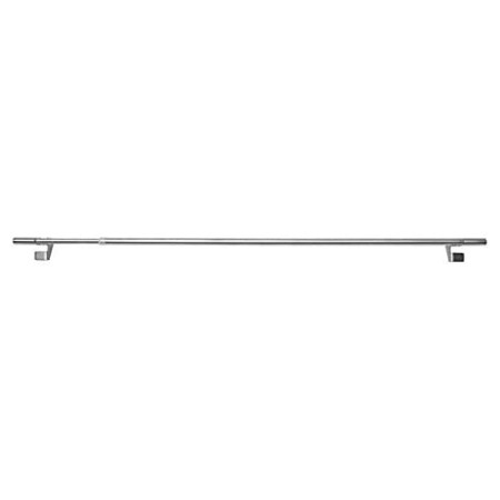1 Tringle Extensible Embout Cylindre - Inox - 80-110CM - Diamètre 10
