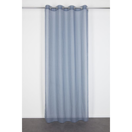 Voilage Alisa Bleu 140x240 - INVENTIV