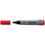 BIC Marking 2300 ECOLUTIONS Marqueurs Permanents Rouge - Pointe Biseautée - 12 pcs