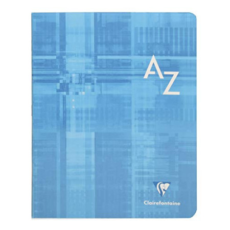 Clairefontaine Repertoire Alphabétique Agrafé 17x22 cm - Grands Carreaux . Coloris aléatoire