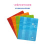 Clairefontaine Repertoire Alphabétique Agrafé 17x22 cm - Grands Carreaux . Coloris aléatoire