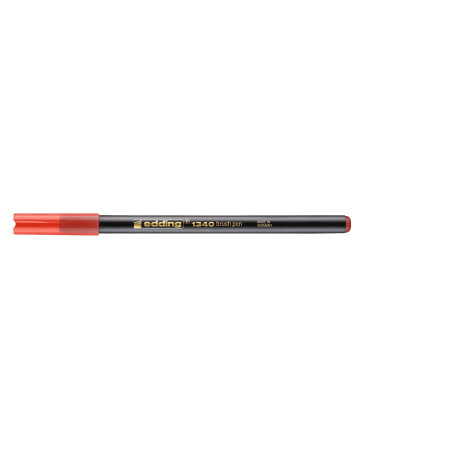 EDDING 1340 Feutre Pointe Pinceau - Rouge