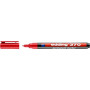 EDDING 370 Marqueur Permanent Rouge - Pointe Fine, Encre Résistante à l'Eau