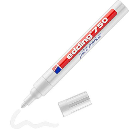 EDDING 750 Marqueur Peinture Blanc - Marquage Permanent
