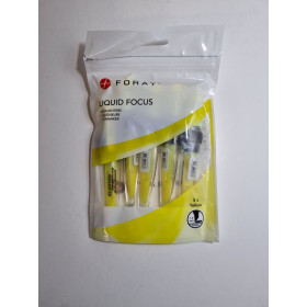 FORAY Surligneurs Liquides Focus - Jaune - Pointe Biseautée 1,5 mm - Pack de 5
