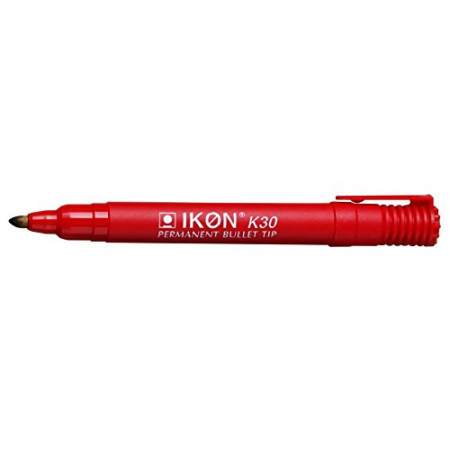 Marqueur Permanent Pointe Ogive Rouge Hainenko
