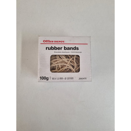 Elastiques en Caoutchouc Office Depot - Beige - 100g