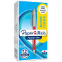 Paper Mate Flexgrip Elite Stylo Bille Rouge Pointe Large Lot de 12