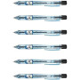 Pilot B2P Begreen - Stylos Bille Noirs Recyclés (Lot de 6)