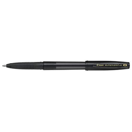 PILOT Super Grip G Stylo Bille Noir Pointe 1.0 mm