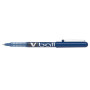 PILOT V-Ball Stylo Bille Bleu - Lot de 12 - Pointe Métal 0.5mm