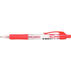 Stylo Bille Retractible Plus 10202 0.7 mm Rouge