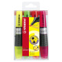 Stabilo Luminator - 4 Surligneurs Fluo - Encre Longue Durée