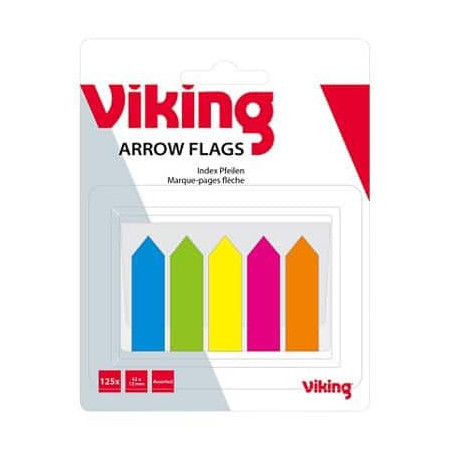 Viking Arrow Flags Marque-pages Flèches Néon 125 pcs