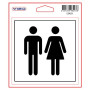 Sticker Toilettes Viso ESA03 - Signalétique adhésive